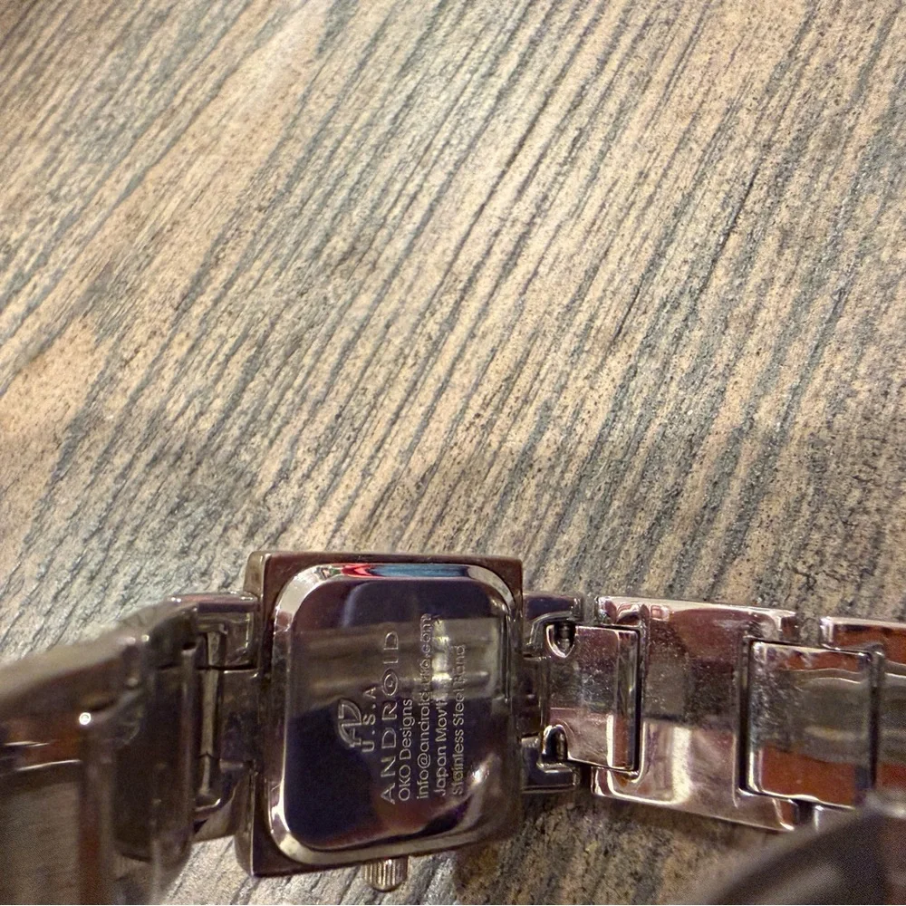 Silver Square Face Watch - Picture 3 of 5